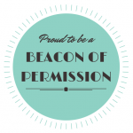 Beacon of permission badge